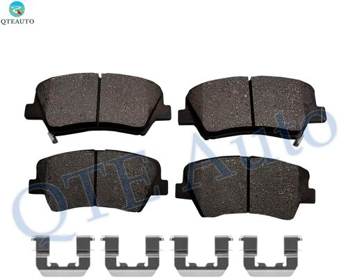 PM Auto Set of 6 Front 280mm Disc Brake Rotors-Ceramic Brake Pad kit Replacement For 2011-2016 Hyundai Elantra in Saudi Arabia