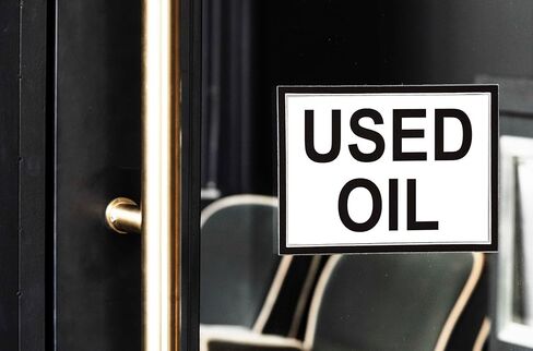 Leetprints Laminated Vinyl Decal for Used Oil - Automotive Storefront Window Advertising - Multiple Sizes, Customizable Stickers, As Shown in Product Picture in Saudi Arabia