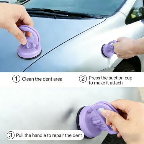 Purple Car Dent Repair Puller Tool Panel Cup Remover Puller Sucker Dent Car Bodywork Tool Suction Mini Parts and Accessories Remover Suction Body Repair Dent Removal Tools in Saudi Arabia