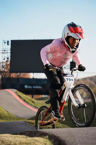 FORBEMK Kids MTB Cycling Jersey,Youth Long Sleeve Bike Shirt, UPF 50+ Breathable Moisture-Wicking for Trail & Enduro Riding in Saudi Arabia