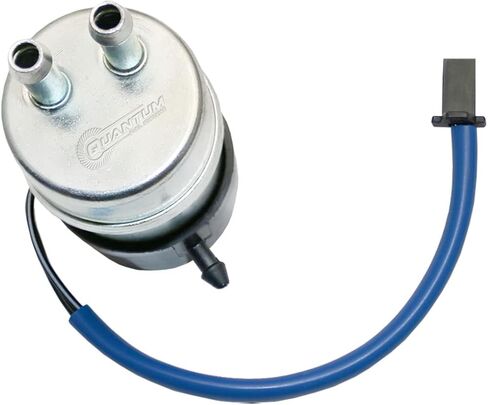 QFS External Fuel Pump (8mm Barbs) w/Fuel Filter for Yamaha V Star 650/1100, Royal Star, FZS600 Fazer, Virago 535 & More (1987-2016) in Saudi Arabia