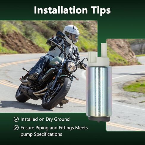 مضخة وقود مع منظم لـ Kawasaki Vulcan 1500 VN1500R Drifter VN1500L Nomad FI / 1600 VN1600A Classic VN1600D Nomad / VN2000H Classic VN2000G VN2000A 2001-2005 استبدال 49040-0012 in Saudi Arabia