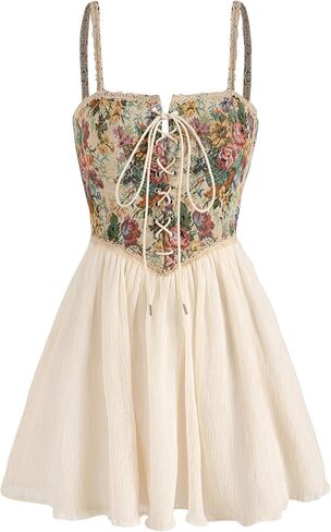 CIDER Secret Garden Corset Mini Dress in Saudi Arabia