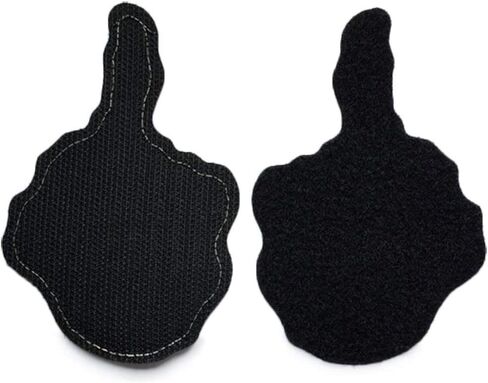 QTao UPA134 Hook & Loop This is My Safety Finger Funny Tactical Morale Patch Bundle 2 Pieces (Color-This is My Safety) in Saudi Arabia
