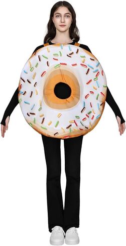 EraSpooky Adult Delicious Donut Costume Funny Doughnut Outfits for Men Women in Saudi Arabia
