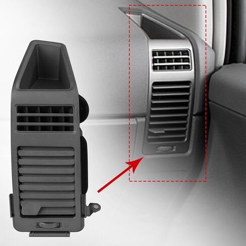 BHB Dashboard A/C Air Heater Vent Panel Compatible with Nissan Armada Titan 2004 2005 2006 Replace #68421-7S000 68420-9FD0B Left Driver Side Gray in Kuwait