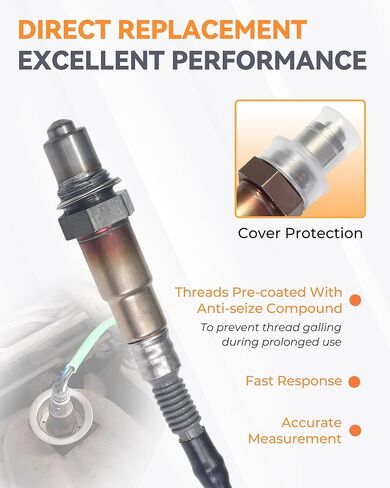 234-5055 234-4568 O2 Oxygen Sensor Upstream and Downstream for 2012-2017 Hyundai Accent Veloster 1.6L, Kia Rio Soul 1.6L-L4 2012-2018 Replace# 39210-2B210 39210-2B410 2345055 2344568 in Saudi Arabia