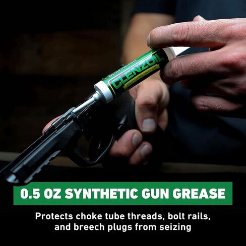 Clenzoil Field & Range Synthetic Gun Grease | 0.5 oz. Syringe with Precision Needle Tip | Superior Anti-Seize Lubricant & Rust Protection for All Types of Firearms in Kuwait