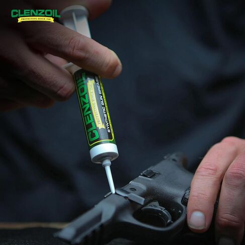 Clenzoil Field & Range Synthetic Gun Grease | 0.5 oz. Syringe with Precision Needle Tip | Superior Anti-Seize Lubricant & Rust Protection for All Types of Firearms in Kuwait