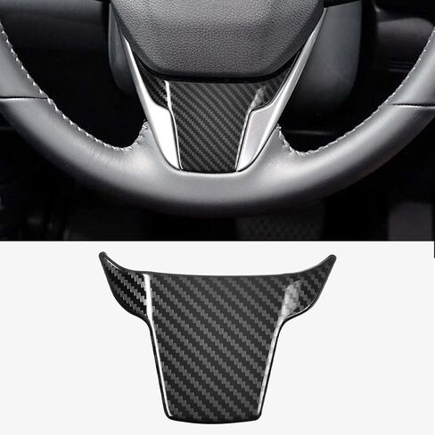 رامويل متوافق مع غطاء عجلة القيادة من ألياف الكربون الفولاذ المقاوم للصدأ الملحقات الداخلية لهوندا CR-V 2017-2022 in Kuwait