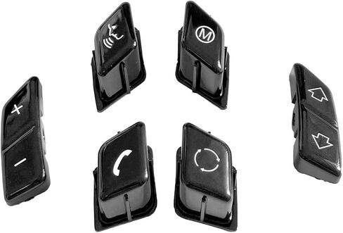 مفتاح التحكم في عجلة قيادة السيارة الحمراء M زر بديل لسيارات BMW 3 Series E90 E92 E93 M3 /1 Series E81 E82 E87 E88 /X1 E84 ملحقات السيارات (الطراز A) in Kuwait