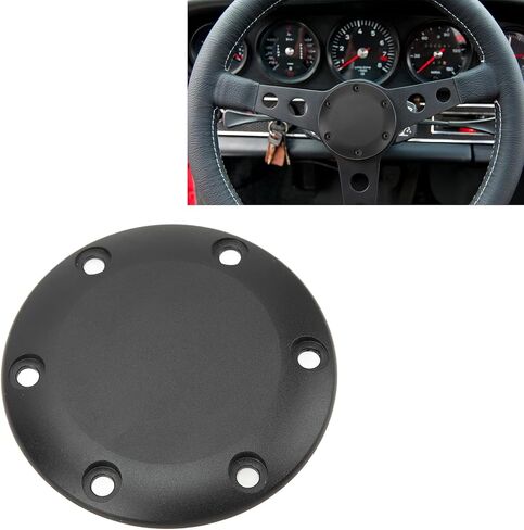 Keenso 6 Holes Steering Wheel Horn Center Cover, Aluminum Racing Car Horn Cap Kit Replacement for VERTEX 6 Bolts Steering Wheels in Saudi Arabia