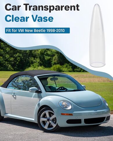 Car Transparent Clear Bud Flower Vase Fit for VW New Beetle 1998-2010, Replace 1C08584616TP in Saudi Arabia