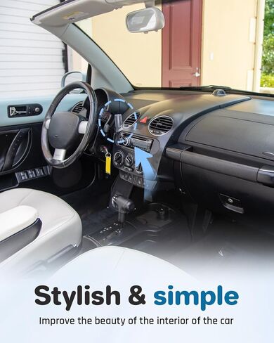 Car Transparent Clear Bud Flower Vase Fit for VW New Beetle 1998-2010, Replace 1C08584616TP in Saudi Arabia