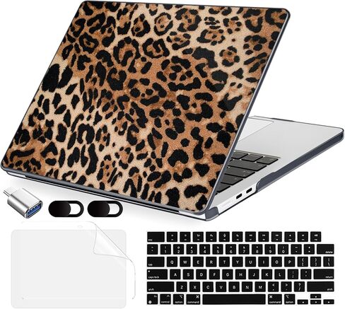 MecBevia Compatible with 2026 M5 MacBook Air 13 inch Case 2026 2025 2024-2022 M5 A3449 M4 A3240 M3 A3113 M2 A2681, Keyboard Cover, Screen Protector, Webcam Cover & Type-C OTG, Seamless Floral in Saudi Arabia