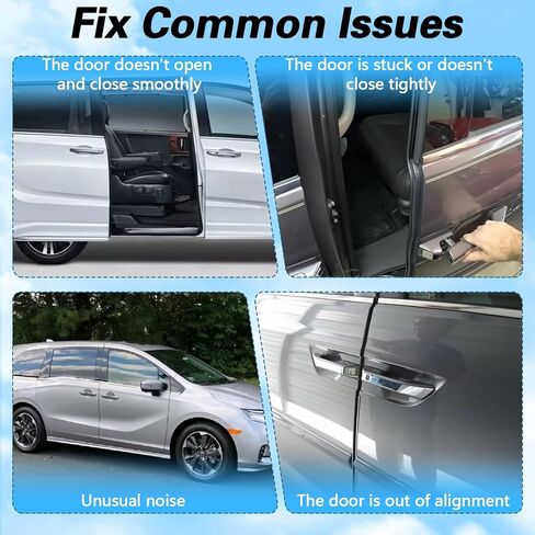 Left & Right Side Power Sliding Door Cable Kit Compatible with Honda Odyssey 2011 2012 2013 2014 2015 2016 2017 2018 2019 2020 Replace# 72546-TK8-A01 in Saudi Arabia
