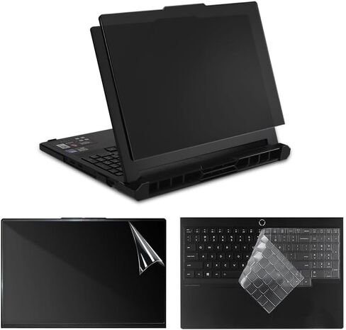 Laptop Case Set for 2025 Legion Pro 7i Gen 10 Intel 16" Scratch-Resistant & Drop-Resistant Hard Shell Frosted Transparent​ Protective Cover + Keyboard Cover + Screen Film（Matte Black） in Saudi Arabia