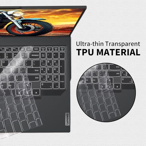 Laptop Case Set for 2025 Legion Pro 7i Gen 10 Intel 16" Scratch-Resistant & Drop-Resistant Hard Shell Frosted Transparent​ Protective Cover + Keyboard Cover + Screen Film（Matte Black） in Saudi Arabia