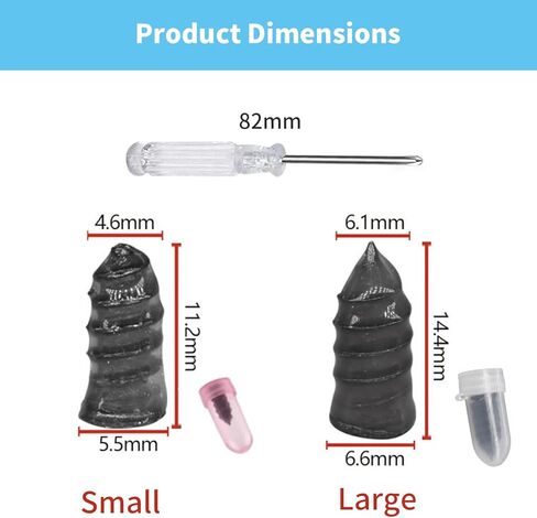 60PCS Tire Repair Rubber Nail, Vacuum Tire Repair Kits Spiral Rubber Nails, Tire Screw Plug Fast Tool Self Service Tire Repair Nail for car, Motorcycle, Truck, Tractor Tire Puncture Repair in Kuwait