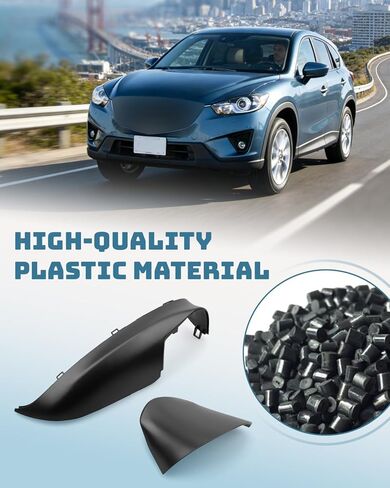 Right Side Mirror Lower Cover Trim and Base Fit for Mazda CX-5 2015 2016 (With Light) and CX-3 2016-2019, Passenger Side Replacement Set in Saudi Arabia