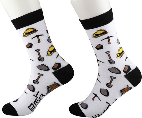 PXTIDY 2 Pairs Rock Collector Socks Geologist Gifts Some Are Looking For Cool Rocks Geologist Sock in Saudi Arabia