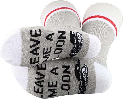 CENWA 1 Pair Loon Socks Leave Me A Loon Socks Loon Bird Gift For Bird Lover in Saudi Arabia