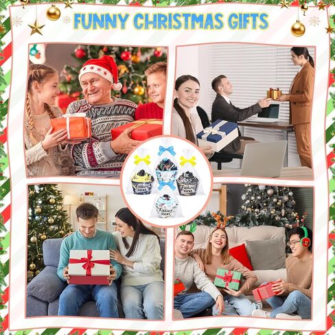 Capoda 8 Set Funny Fish Socks for Men Novelty Fishing Crew Socks Gifts with Cupcake Wrappers Fish Themed Gift for Men Dad Grandpa Fishing Lover Fisherman Father's Day Birthday Party Favors in Saudi Arabia