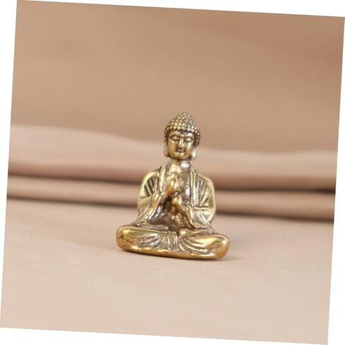 ARTIBETTER 12 Pcs Buddha Decorative Ornaments Mini Buddha Statue Desktop Decoration House Decorations for Home Mini Toy Feng Shui Meditation Statues Adornments Brass in Saudi Arabia