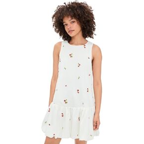 En Saison Women's Strawberry Kiss Bubble Hem Mini Dress in Kuwait