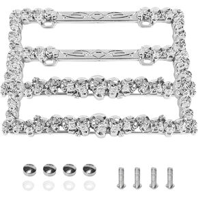 قطعتان من إطارات لوحة ترخيص السيارة، حامل بطاقات تلقائي رائع لامع ثلاثي الأبعاد مع أجهزة، إطار زخرفي مضحك من الكروم ABS للوحات ترخيص السيارات، ملحقات السيارة العالمية (النمط B) in Kuwait