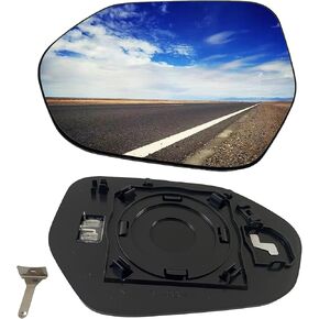 Driver Side Heated Mirror Glass Compatible with Toyota Camry 2018-2024, Corolla 2019-2024, Prius 2016-2022,Left Power Heated Convex Mirror Glass 8790706170, 8790733090, 8790733110, TO1324141 in Kuwait