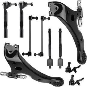 10PCS Front Lower Control Arm with Ball Joint Assembly for Lexus ES300 Toyota Camry 2002 2003 Sway Bars End Links + Inner Outer Tie Rods End Suspension kit K620333 K620334 K90346 K90347 ES3601 in Kuwait