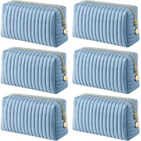 Sanwuta 6 Pcs Bridesmaid Proposal Gifts Velvet Bridesmaid Cosmetic Bags Bridal Party Wedding Bridesmaids Supplies for Women Bridal Shower Wedding Bachelorette Party (Beige) in Saudi Arabia