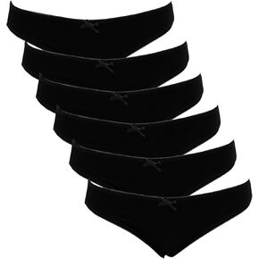 Women's Comfortable Cotton Low Waist Briefs 6 Pack Multi-color XS-XXL in Kuwait