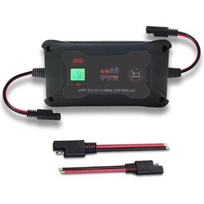 وحدة تحكم شحن الطاقة الشمسية المحمولة MPPT بقدرة 20 أمبير 12 فولت/24 فولت مع موصل للطاقة الشمسية وشاشة LCD وضوء LED للإشارة. الحد الأقصى PV 600W 60Voc لـ AGM، Gel، LiFePo4 in Kuwait