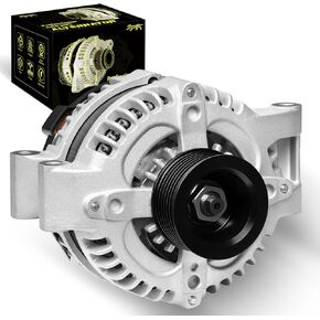 Oktiger Upgraded Alternator for Honda Crv Ex Lx Ex-l 2012 2013 2014 2.4L, Civic Si 2012 2013 2014 2015, for Acura Ilx Base 2013-2015, 12V 120Amp Clockwise 6-Groove Pulley, OE 31100-RX0-A01 11604N in Kuwait