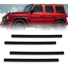 AJP Distributors Smoke Lens Front + Rear Side Marker Reflector Lights Molding Trim Assembly Signal Lamps 4PCS Set Compatible/Replacement For G-Class W463 G500 G550 G63 AMG G-Wagon 2019 2020 2021 2022 in Kuwait