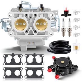 15004-2063 Carburetor Compatible with Kawasaki FD731V 4 Stroke Engine Replaces Part# 15003-2972, 15003-2974, Carb SetsContain Fuel Filter, Fuel Line, Spark Plug, Shut off Value, Gasket Turn Up Kits in Kuwait