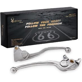 Premium Aluminum Motorcycle Brake & Clutch Lever Compatiable with Ninja 650 ER-6N ER6N ER6F ER-6F KLE 650 Versys 650 09 10 11 12 13 14 15 16 17 18 ER 650 EX 650 R -Safety Polished in Kuwait