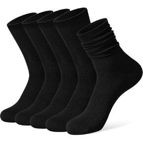 جوارب FITRELL النسائية المصنوعة من الخيزران رايون، 5 قطع من الجوارب الرفيعة والمسامية لربع الساق للمناسبات الكاجوال والفستان والأعمال التجارية in Kuwait