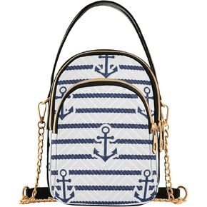 حقيبة كروس للنساء من جيبوني، حقيبة كتف صغيرة للهاتف الخلوي مع حزام جلدي in Kuwait