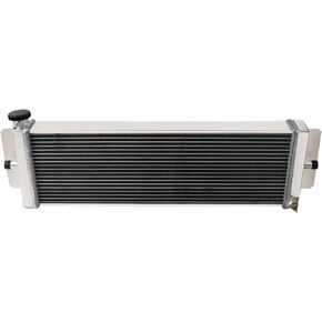 Universal Air to Water Intercooler Liquid Heat Exchanger Aluminum Radiator 2-Row Core 610x200x56mm in Kuwait