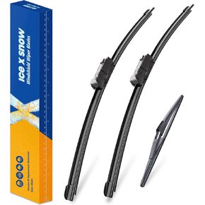 3 Wipers 22"/20"/10" Windshield Wiper Blades Replacement for Jeep Renegade 2022-2015 Automotive Replacement Windshield Wiper Blades,22"+20" Windshield Wipers with 10" Rear Wiper Blade Set in Kuwait