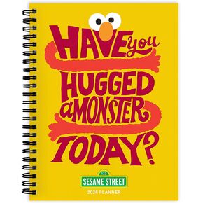 TF Publishing 2026 Sesame Street Medium Weekly Monthly Planner with 12-Month Calendar Grid, Goals and Task Trackers - Weekly Schedule Planner w/Priority List Section and Stickers - 6.5in x 8in in Kuwait