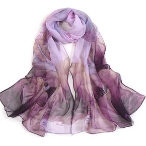 Scarfs for Women Lightweight Print Fashion Sunscreen Wraps Shawls Scarves for Women Elegant Sheer Scarfs in Saudi Arabia