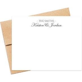 قرطاسية مخصصة للنص التقليدي، بطاقة ملاحظات قرطاسية للخط الأنيق مخصصة للزوجين مع مجموعة قرطاسية مغلفات in Kuwait