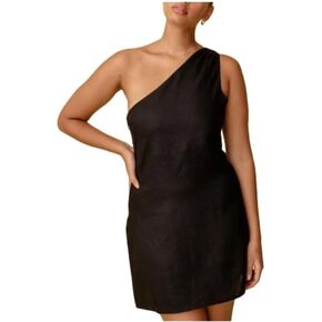 OSCORP Women's One Shoulder Mini Dress Sleeveless Slim Fit Casual Dress Elegant Summer Vacation Dress Sexy Bodycon Dress in Saudi Arabia