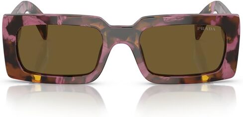 Prada Sunglasses PR A 7 S 18N01T Cognac Tortoise Dark Brown in Saudi Arabia