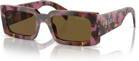 Prada Sunglasses PR A 7 S 18N01T Cognac Tortoise Dark Brown in Saudi Arabia