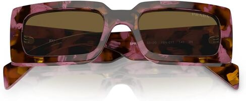 Prada Sunglasses PR A 7 S 18N01T Cognac Tortoise Dark Brown in Saudi Arabia